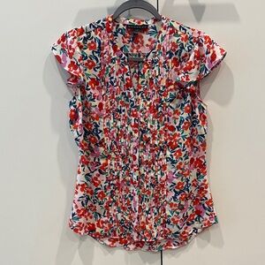 Attention Multicolor Floral Blouse